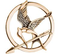 Golden The Hunger Games Movie Mockingjay Prop Rep Pin