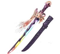Golden Thunder Spark Awakening LED Sword - with Dynamic Body Sparks, Flowing Light & Sound Effects, 360° Rotation - Flint-Free Safe Role Play Toy for Kids & Adults