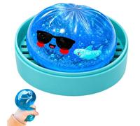 Golden Ticket Edition Dumpling Squishi Mystery Box, Ball with Water Beads Glitter Gold Dumpling Squishies, Squeeze Dough Ball Stress Relief Hand Toys with Steamer Fidget Sensory Toy (B-1pc)