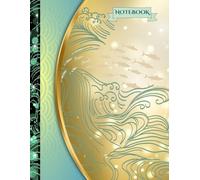 Golden Tides: Coastal Waves Organiser and Notebook