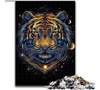 Golden Tiger 1000 Piece Jigsaw Puzzle for Adults Teens, Educational Games Home Decoration Deal As Gifts for The Whole Family (50x75cm)
