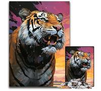 Golden TigerJigsaws 1000 Pieces for Adults Wooden Jigsaw Puzzles for Adults Ideal for Family Fun Relaxation 1000 PCS(75x50cm)