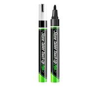 Golden Tombstone Marker Pen, Gold Paint Pen for Restoring Faded Grave Inscriptions, Waterproof High Coverage Stone Touch-up Pen for Gravestone Lettering & Memorial Inscriptions (A-Black)