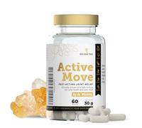 Golden Tree Active Move - Joint Care Supplement, 60 Capsules | Boswellia, Hyaluronic Acid, UC-II Collagen & Vitamin C, Joint Support Capsules