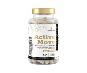 Golden Tree Active Move - Joint Care Supplement with Boswellia, Hyaluronic Acid, UC-II Collagen & Vitamin C - Joint Support Capsules - 60 Capsules