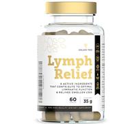 Golden Tree Lymph Relief - Water Retention Tablets with Dandelion Root, Echinacea & Kelp - Lymphatic Drainage & Fluid Balance Support - 60 Capsules