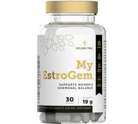 Golden Tree My EstroGem - Complex with Lemon Balm, Chlorella, Angelica, Flaxseed, Vitamin B6 & Black Pepper - 30 Capsules