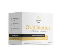 Golden Tree Oral Biotics Natural Lactic Acid Bacteria Complex for Oral Hygiene - 7 Billion CFU per dose Fights Bad Breath and Protects Teeth and Gums - for Long-Lasting Fresh Breath