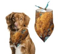 Golden Tree Stands by The Lake Bandanas for Dogs Triangle Pet Bibs