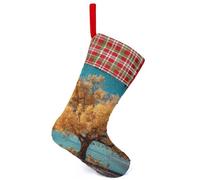Golden Tree Stands by The Lake Sequin Christmas Stockings One Size