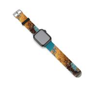 Golden Tree Stands by The Lake Silicone Smartwatch Replacement Bands Compatible with IWatch Wristbands Strap