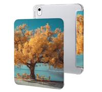 Golden Tree Stands by The Lake Tri-fold Tablet Case
