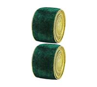 Golden Trimmed Decoration Luxurious Christmas Ribbon Beautiful Gift Wrapping for Seasonal Wreaths and Crafting Metallic Edges Tree Ribbon