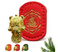 Golden Turtle Feng Shui Charm 2026 Year Of The Horse Design ，Red
