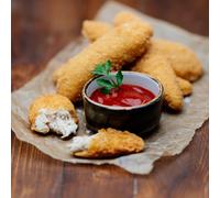 Golden Valley Frozen Gluten Free Breaded Chicken Goujons - 2x1kg