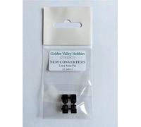 Golden Valley Hobbies GVNEM05 Conversion NEM Pockets for OO Lima Wagons with 4mm pin (2 Pairs)
