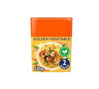 Golden Vegetable Microwave Rice, 220g, 2 Minutes, 1 Pack,Ready to eat in just 2 minutes when heated in the microwave, perfect for busy lifestyles and convenient meals