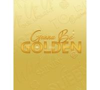 Golden Vibes K-Pop Composition Notebook: Daily Notes | Motivational Journal | Music Fan | Girl Power | Kids | Teens | Adults | Gift Idea | Wide Ruled | 7.5x9.25 inches | 100 page