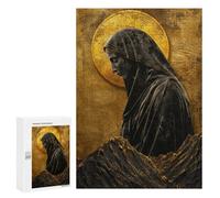 Golden Virgin Mary Statue Puzzle 1000 Teile Schwer Puzzle Spielzeug Lernspiel Impossible Herausforderungsspielzeug Für Erwachsene Kinder 300 PCS