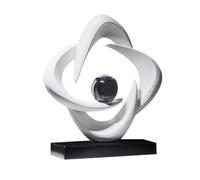 Golden Wave Resin Origami Statue Modern Abstract Home Decoration Emphasizes Abstract Office Desk Carving Table Family Bedroom Living Room Garden Office