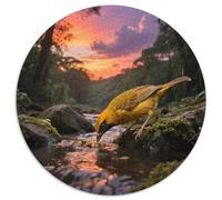Golden Weaver 1000 Piece Round Puzzle Advanced Level Puzzle Fans Strategic Planning Bird Framing Ready 1000pcs (67.5x67.5cm)