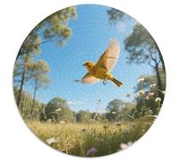Golden Weaver 1000 Piece Round Puzzle Easy Starter For Beginners Relaxing Hobby Bird Ideal for Weekend Fun Learning Present 1000pcs (67.5x67.5cm)