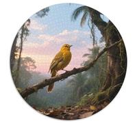 Golden Weaver 1000 Piece Round Puzzle Easy Starter For Beginners Relaxing Hobby Bird Ideal for Weekend Fun Learning Present 1000pcs (67.5x67.5cm)