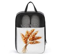 Golden Wheat Shoe Bag for Travel Daily Use Anti-dust Storage Carrier Golf Shoe Pouch