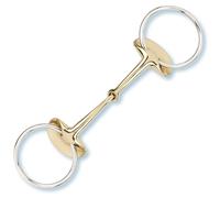 Stübben 2264 Golden Wings Snaffle Bit single jointed - 5 1/4"·13,5cm - 14 mm - Sweet Copper