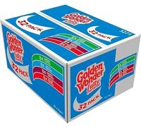Golden Wonder Fully Flavoured Blue Box Cheese and Onion Salt and Vinegar Smoky Bacon Ready Salted 32pkx25g
