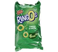 Golden Wonder Ringos Cheese and Onion, 6 x 12.5g