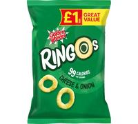 Golden Wonder. Ringos, Cheese & Onion, 18 x 40g