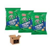 Golden Wonder Transform-A-Snack Baked Crisps | Retro British Corn Snacks in Fun Shapes | Light & Crispy Flavored Snacks for Kids and Adults (6 Pack 3, Cheese & Onion)