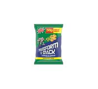 Golden Wonder Transform-A-Snack Cheese & Onion Snacks 27g (Pack Of 12)