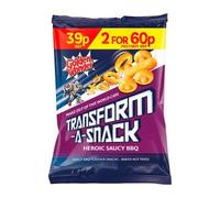 Golden Wonder Transform-A-Snack Heroic Saucy BBQ 30g (Pack of 24 x 30g)