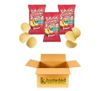 Golden Wonder Variety Crisp Pack - 3 x 25g Potato Crisps | Cheese & More Flavours | Snack Multi-Pack (3 pack - 2x Cheese & Onion, 2x Salt & Vinegar, 2x Ready Salted Potato)