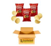 Golden Wonder Variety Crisp Pack - 3 x 25g Potato Crisps | Cheese & More Flavours | Snack Multi-Pack (3 pack - 2x Cheese & Onion, 2x Chip Shop Curry, 2x Beef & Onion)