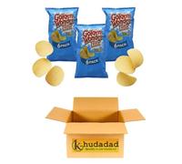 Golden Wonder Variety Crisp Pack - 3 x 25g Potato Crisps | Cheese & Onion, Salt & Vinegar & Ready Salted Flavours | Crunchy Snack Multi-Pack (3 Pack - 6x Salt & Vinegar)