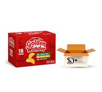 Golden Wonder Variety Pack Crisps 18 x 25g - 6 Cheese & Onion, 6 Chip Shop Curry & 6 Beef & Onion Flavour Crisps - Assorted British Savoury Snacks Multipack