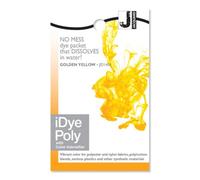 Golden Yellow Jacquard Idye Poly Synthetic Fabric Dye