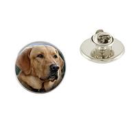 Golden Yellow Labrador 25mm Metal Pin Badge With Butterfly Clutch Clasp Ideal Birthday Gift N73