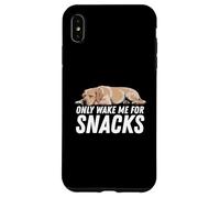 Golden Yellow Labrador Dog Wake Me For Snacks Case for iPhone XS Max