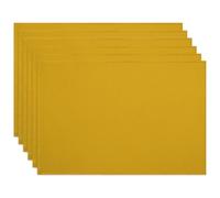 Golden Yellow Rectangle Placemats, Tablemats One Side Print, Heat Resistant Wear Resistant Non-Slip Dining Table Accessories, Washable Elegant For Table Kitchen Dinning Restaurant Party 30 * 45Cm