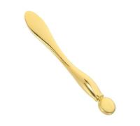Golden Zinc Alloy Eye Massage Stick for Eye Cream and Wrinkles | Compact Portable Beauty Scoop, Mini Makeup Spoon, Facial Cosmetic Spoon for Ladies