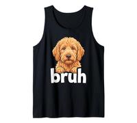 Goldendoodle Bruh Funny Dog Lover Meme Fluffy Art Tee Tank Top