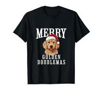GoldenDoodle Christmas, Merry Goldendoodle-Mas, Doodle Puppy T-Shirt