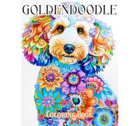 Goldendoodle Coloring Book: 60 Cute and Fun Coloring Pages for All Ages for Relaxation and Stress Relief