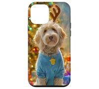 Goldendoodle Dog Christmas Holiday Reindeer Case for iPhone 12 mini