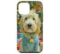 Goldendoodle Dog Christmas Holiday Reindeer Case for iPhone 12 mini