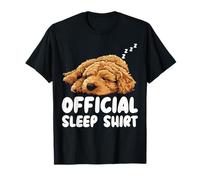 Goldendoodle Doodle Dog Sleeping Funny Official Sleep T-Shirt